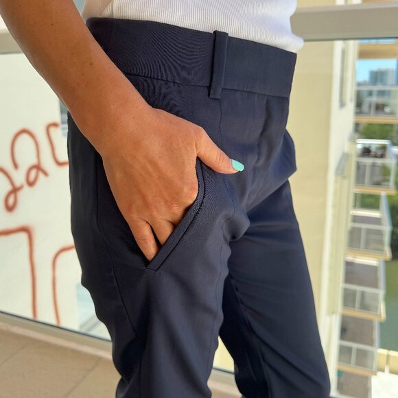 Louis Vuitton Authentic Pants Dark Blue M/40 Women - Picture 5 of 16